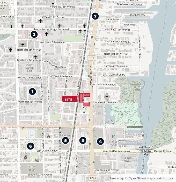 Downtown Pipeline Map at 511 NE 4TH Street, Boynton Beach