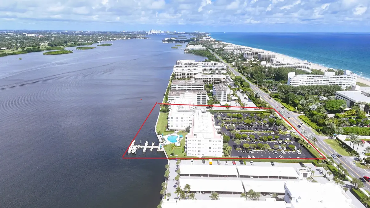 North Aerial View at 2840 S OCEAN Boulevard 1070, Palm Beach