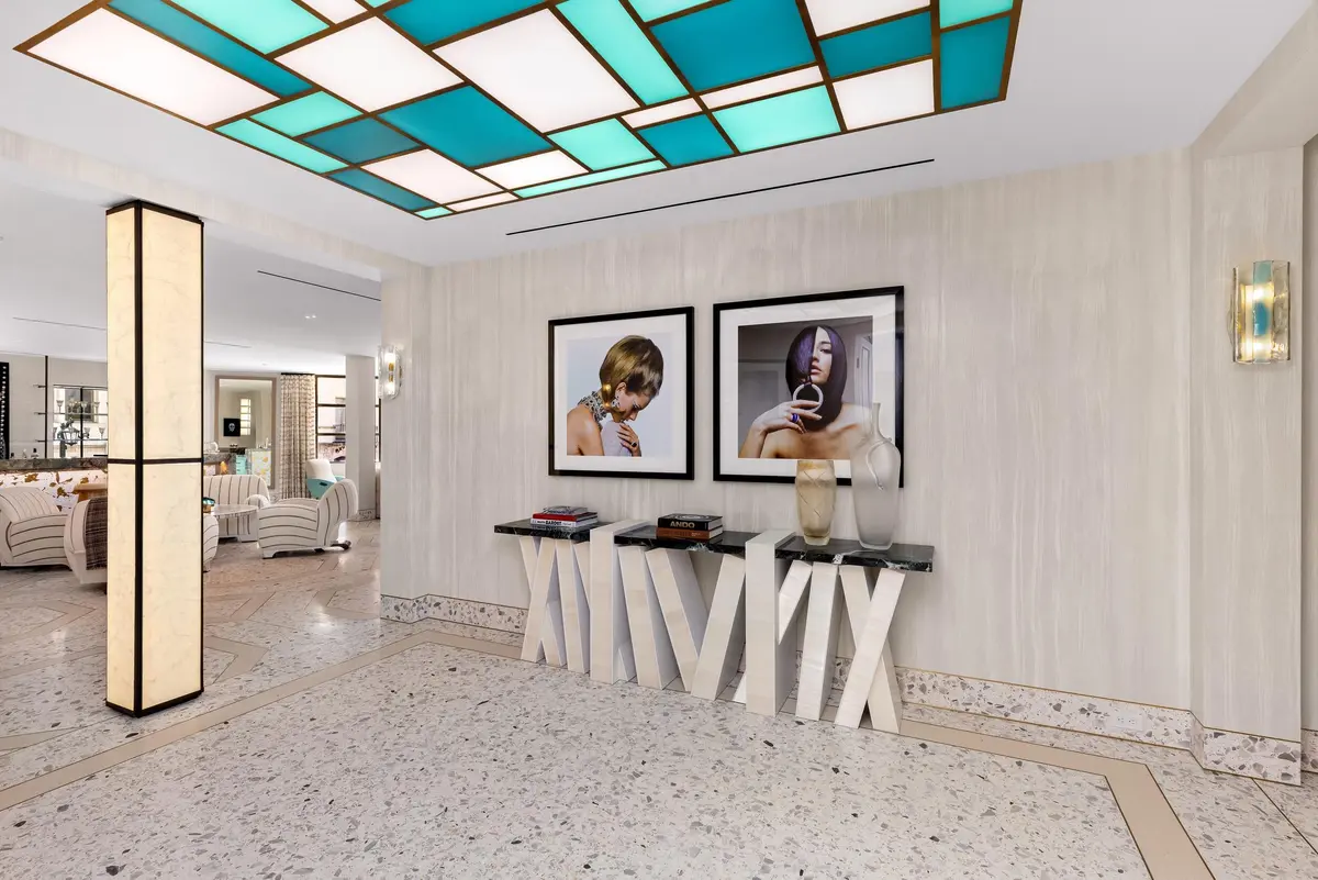 Hallway at 415 Hibiscus Avenue, Palm Beach