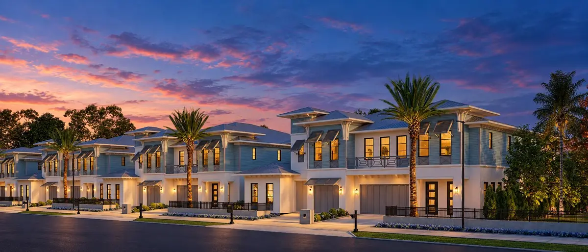Front 3 Twilight at 8676 SE Mars Street, Hobe Sound