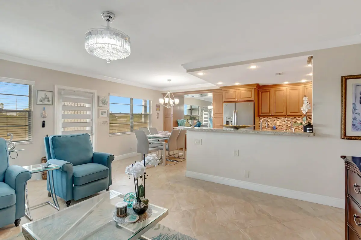 LIVING ROOM/DINING ROOM at 453 Richmond F, Deerfield Beach