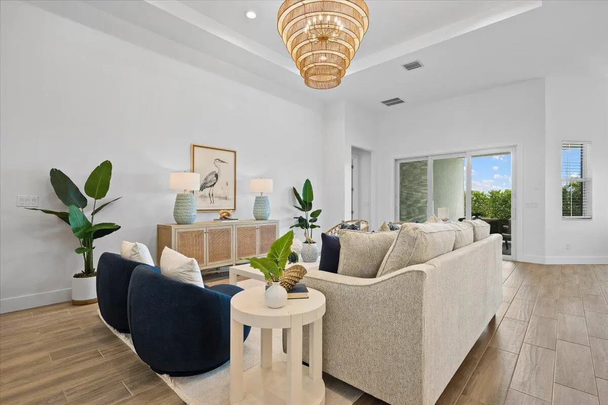 Light Filled Living Room at 12538 Nautilus Circle, Palm Beach Gardens