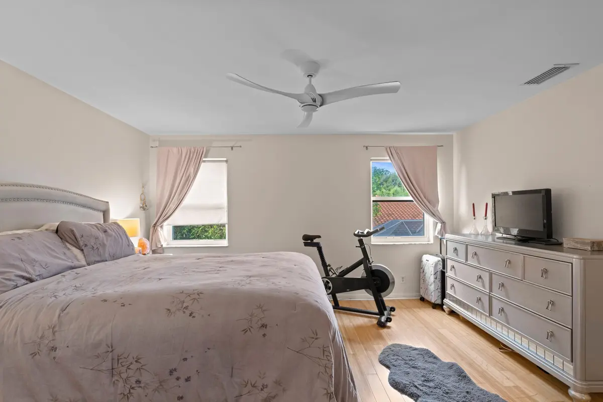 Primary Bedroom View from Doorway at 21589 Casa Monte Court, Boca Raton