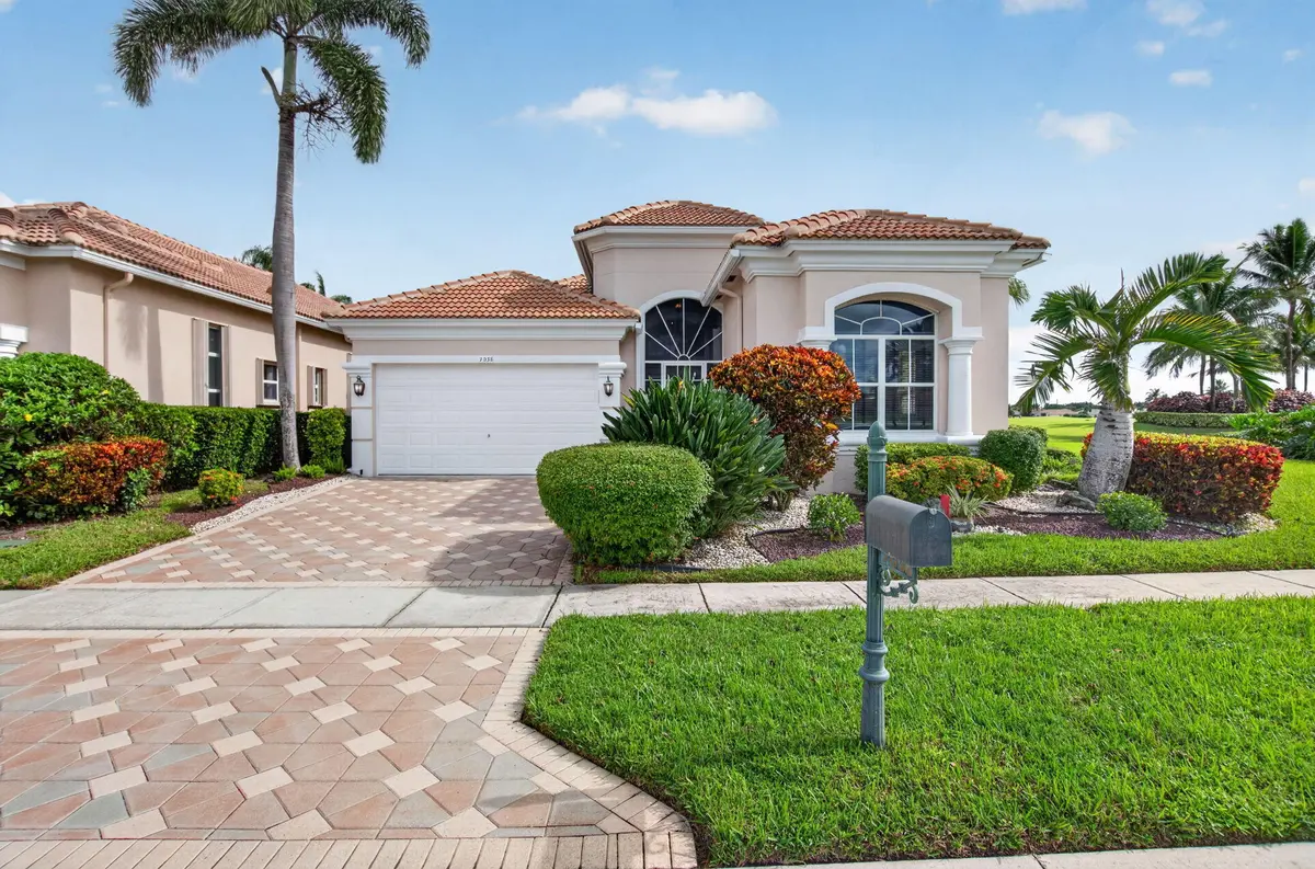 exterior front at 7038 Fairway Lakes Drive, Boynton Beach