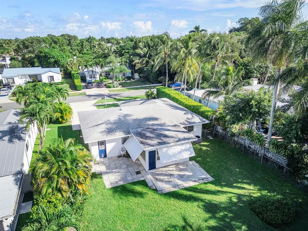 Aerial Backyard at 102 NW 12TH Street, Delray Beach