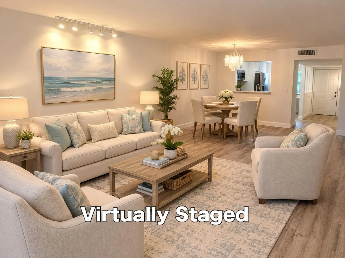 Living Room at 6065 Pointe Regal Circle 301, Delray Beach