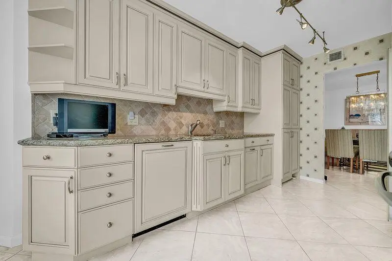 Kitchen at 550 S Ocean Boulevard 602, Boca Raton
