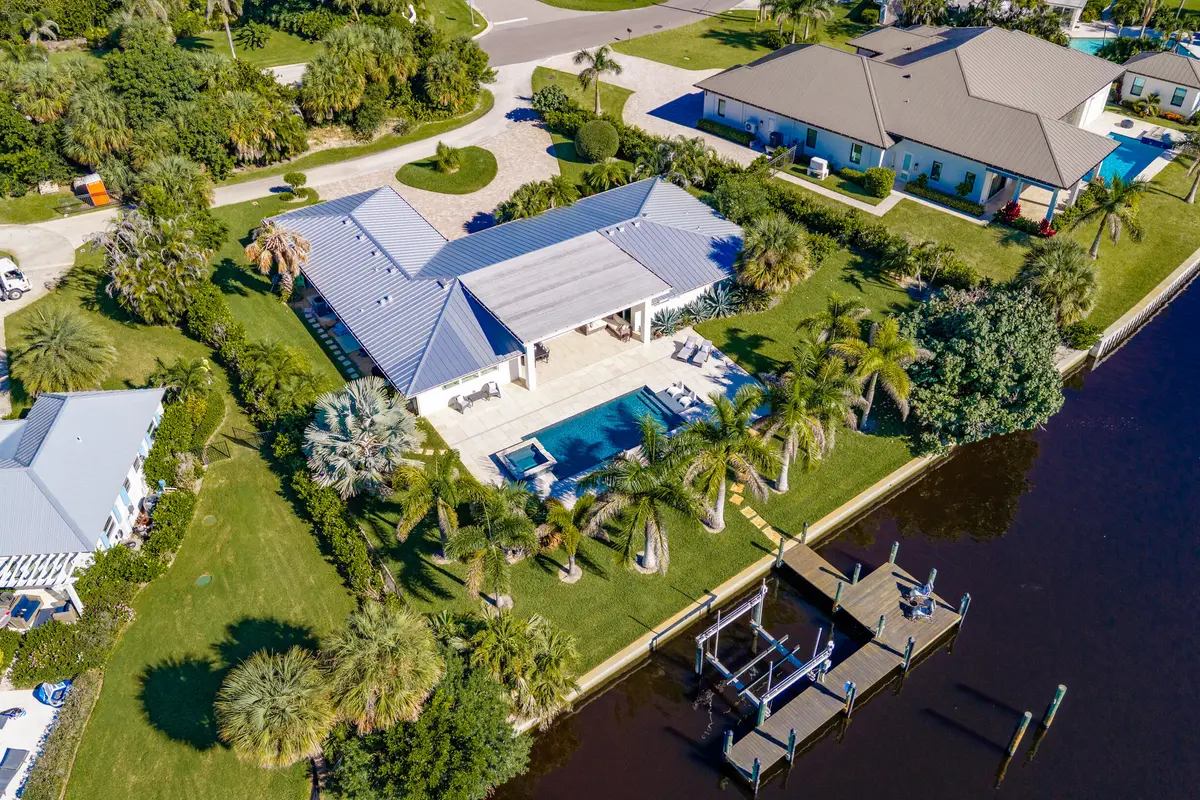 Aerial View at 4304 Bethel Creek Drive, Vero Beach