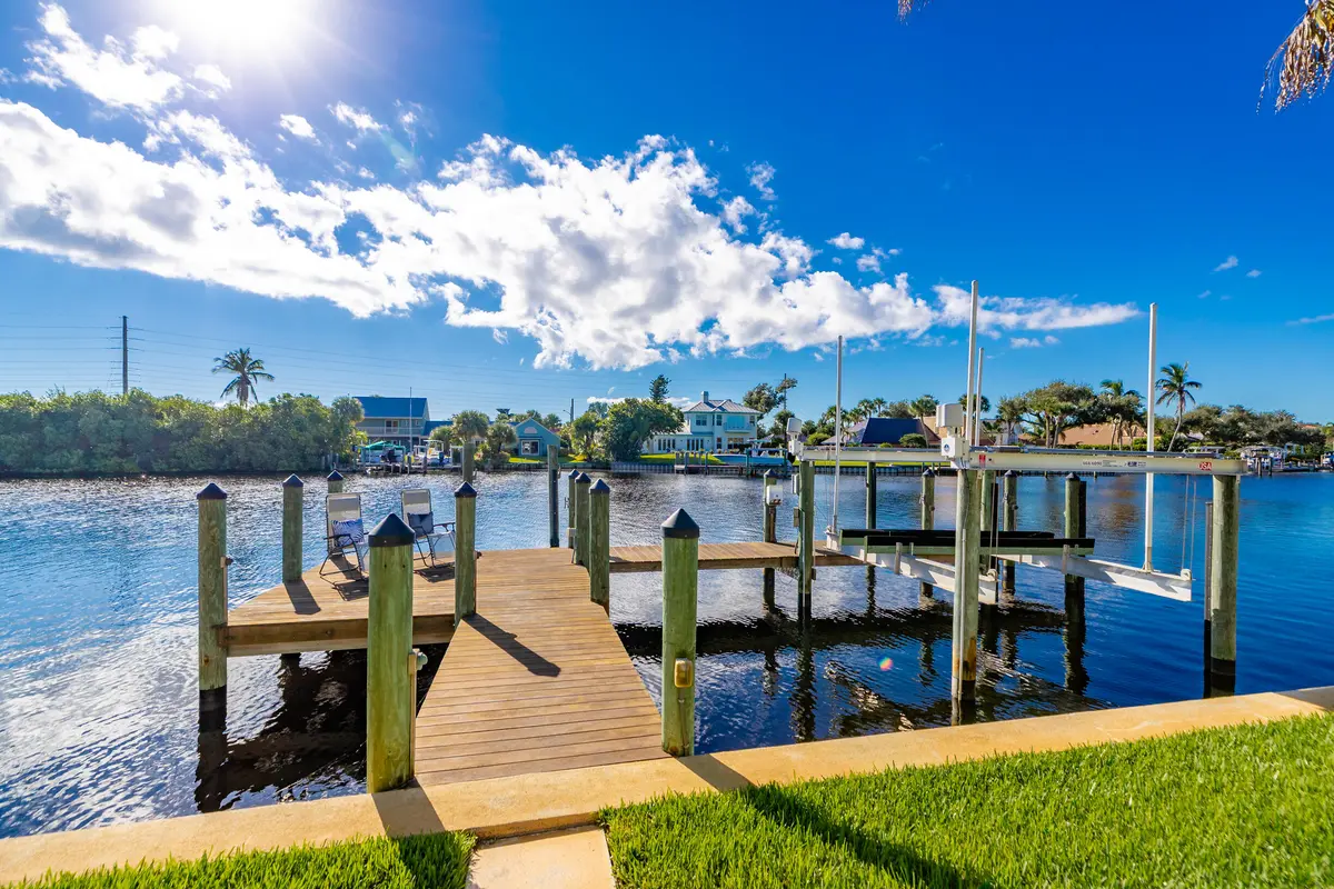 Dock at 4304 Bethel Creek Drive, Vero Beach