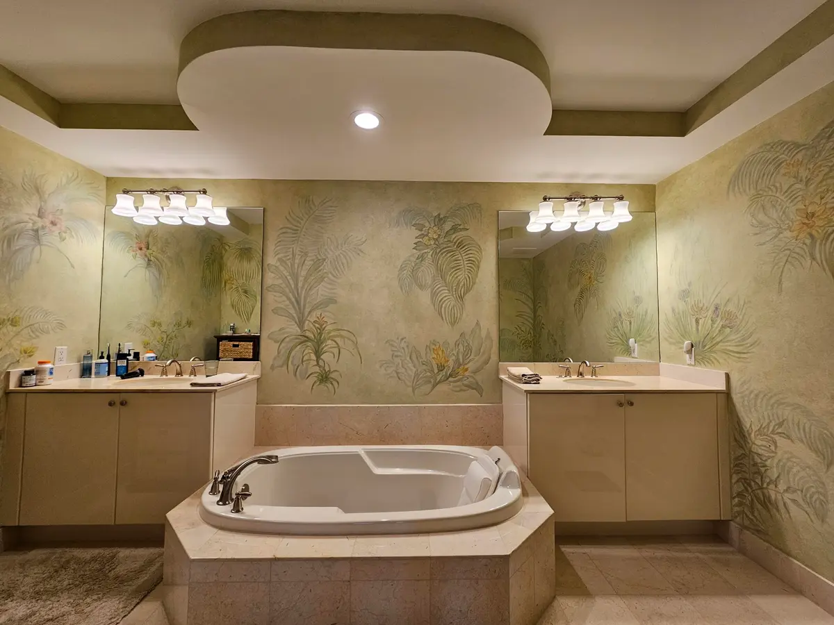 Master bath at 801 S Olive Avenue 1506, West Palm Beach