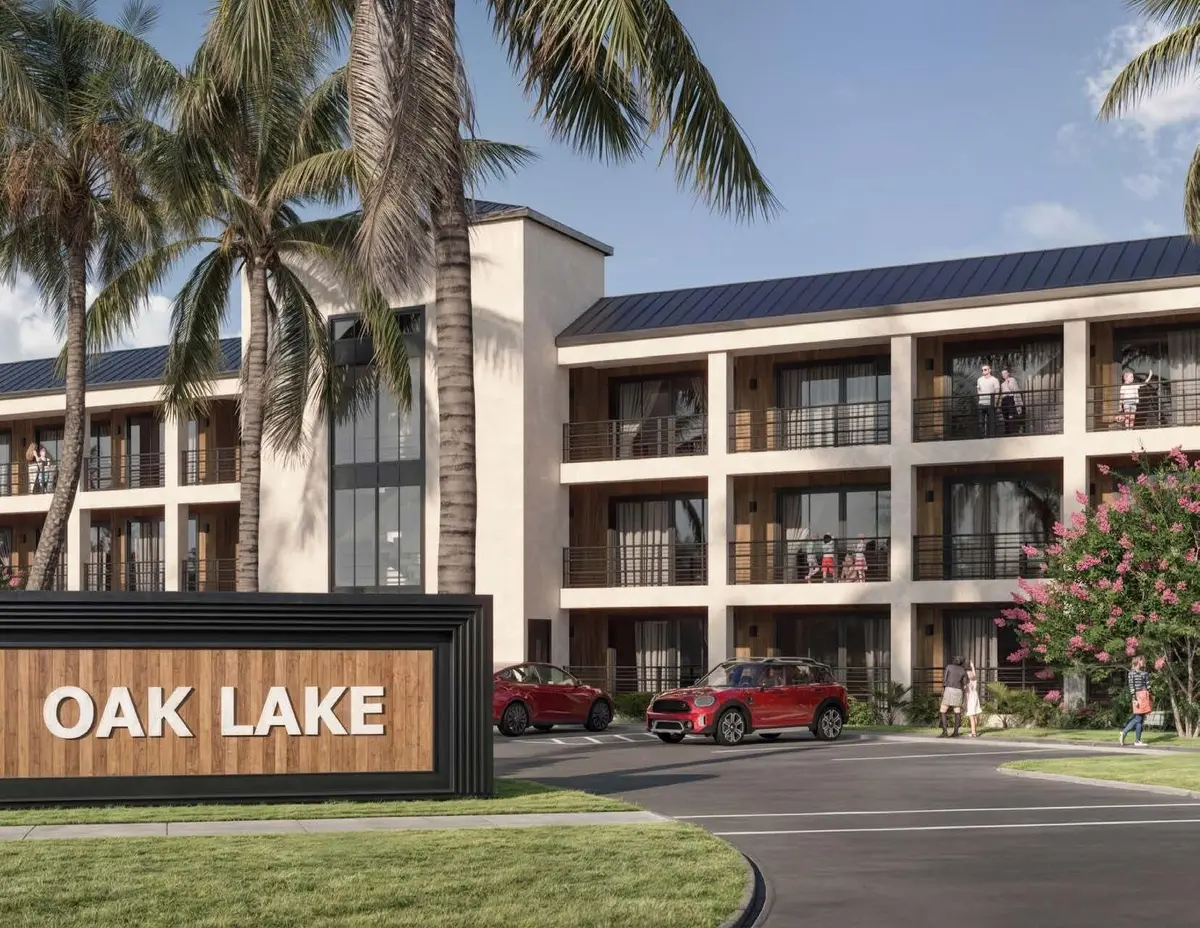 Rendering - Oak Lake Monument Sign and R at 3780 INDIAN RIVER Boulevard, Vero Beach