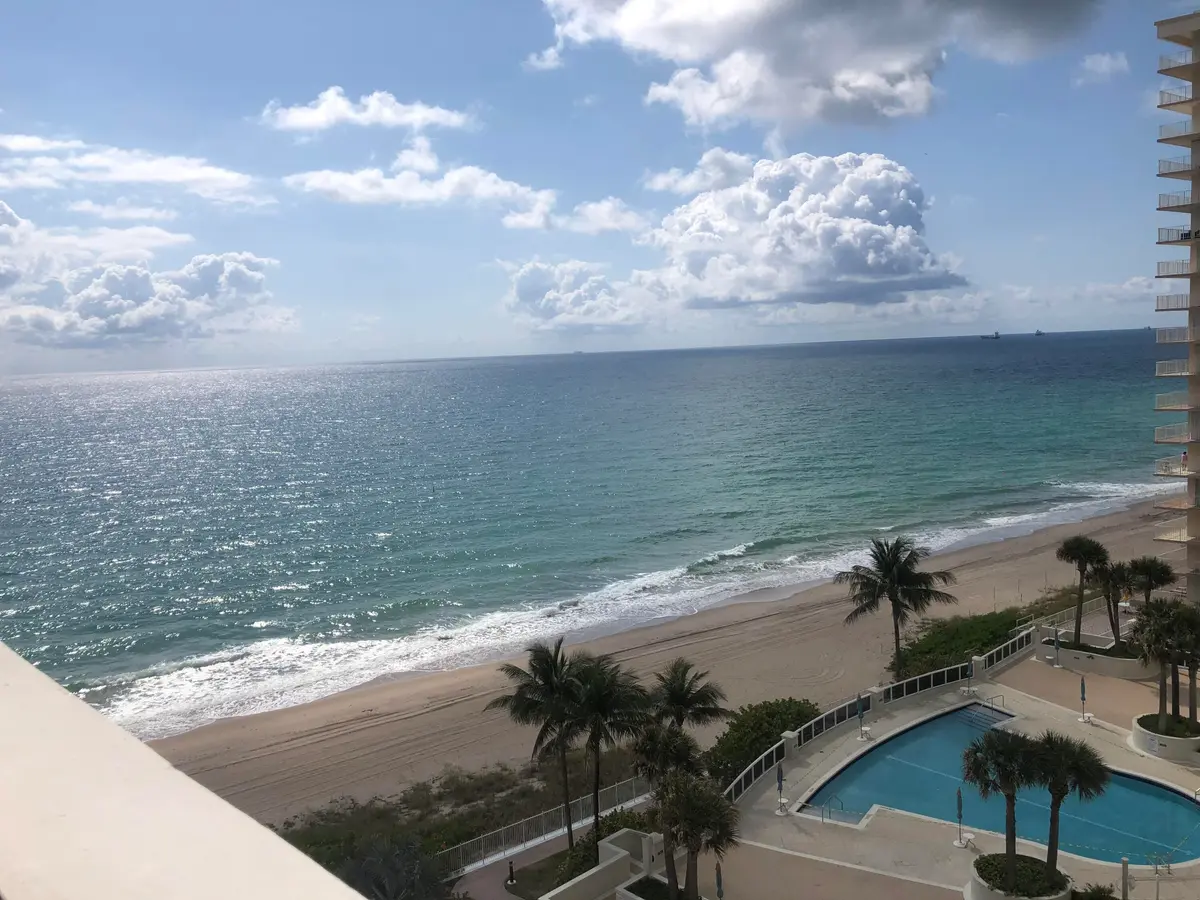Balcony while seated at 4250 Galt Ocean Drive 10P, Fort Lauderdale
