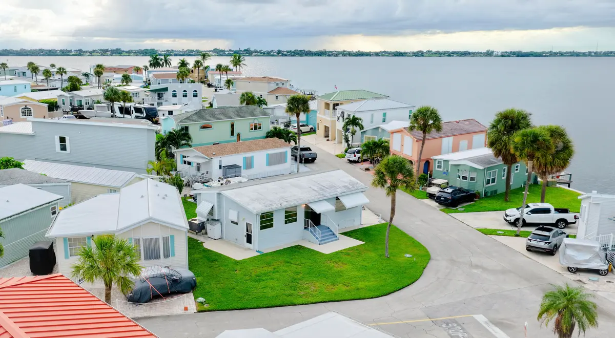 Left Ariel at 217 Nettles Boulevard, Jensen Beach