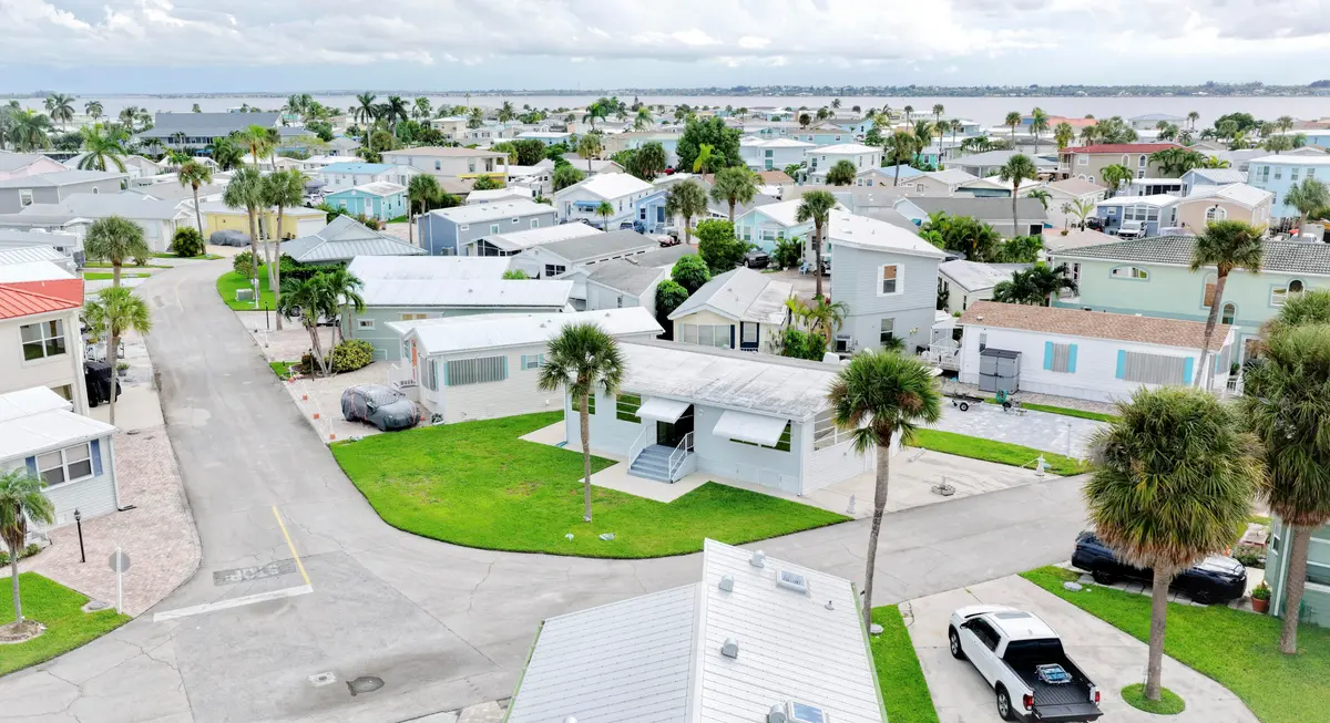 Front Ariel Left View 1 at 217 Nettles Boulevard, Jensen Beach