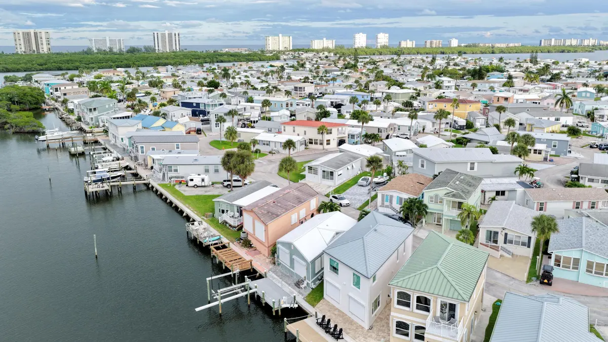 Back Left Ariel 1 at 217 Nettles Boulevard, Jensen Beach