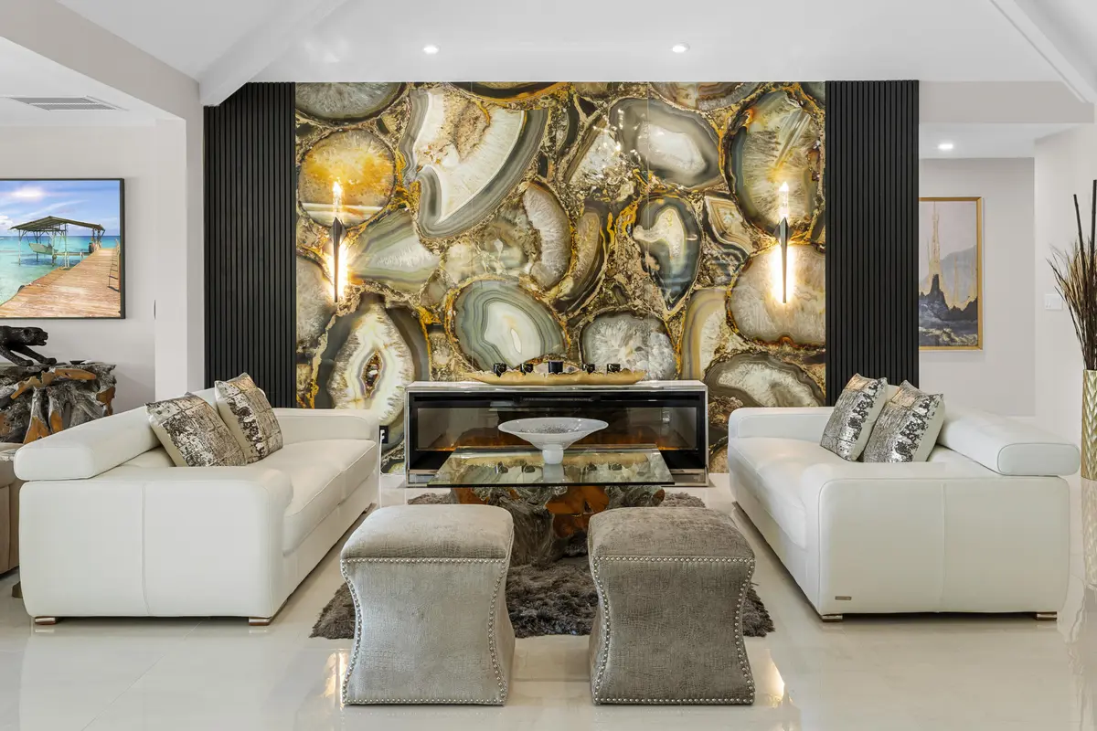 Living Room at 612 PINE LAKE Drive, Delray Beach