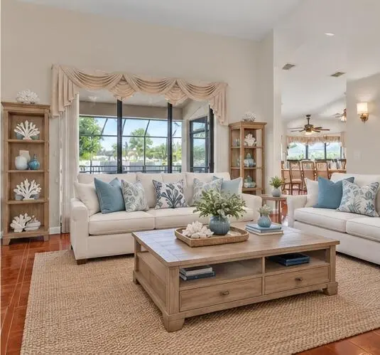 coastal_living_room at 5347 NW Nassau Lane, Port St. Lucie
