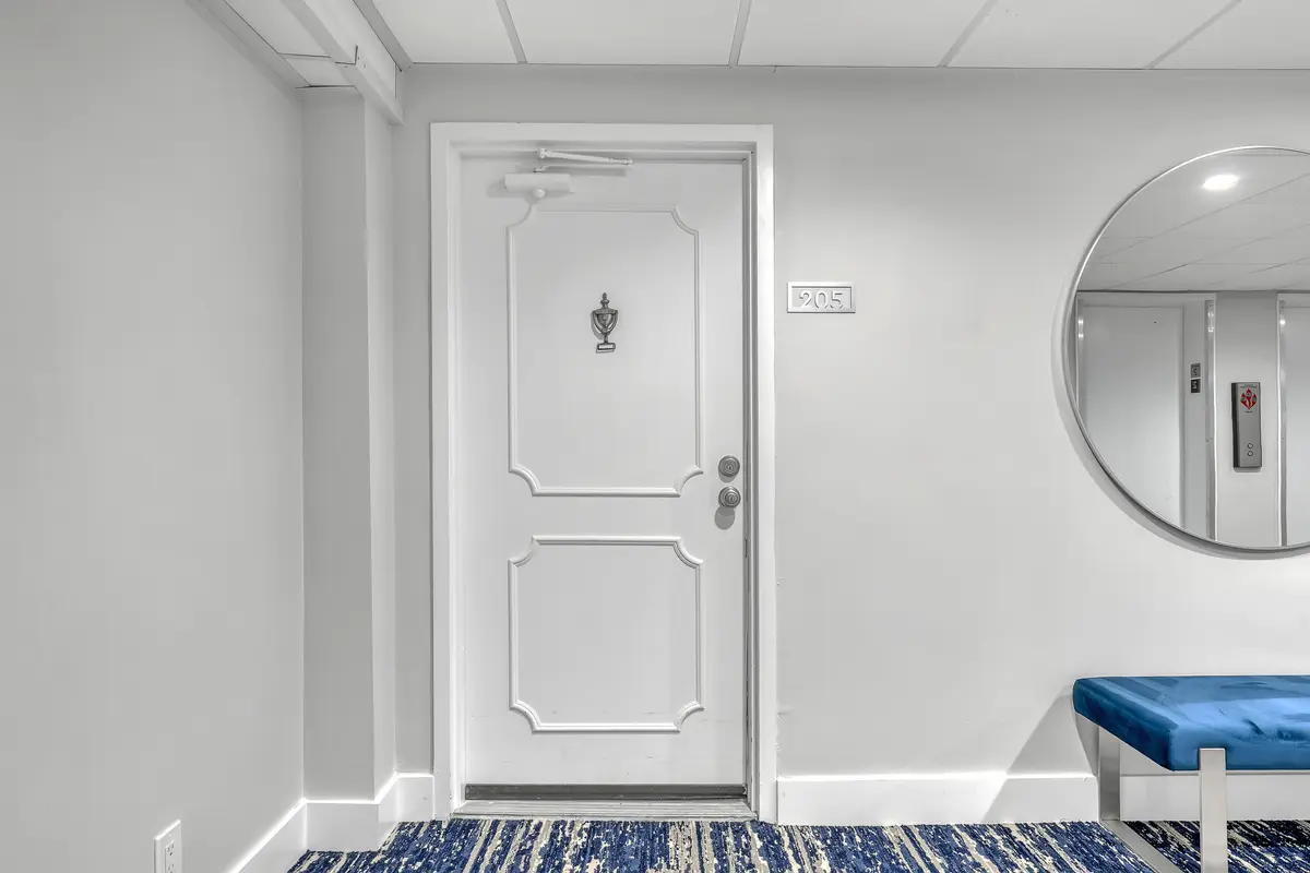 Unit front door at 3215 S OCEAN Boulevard 205, Highland Beach