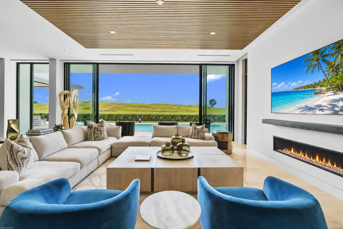 Family Room/Living at 10955 Monte Rosa Drive, Palm Beach Gardens