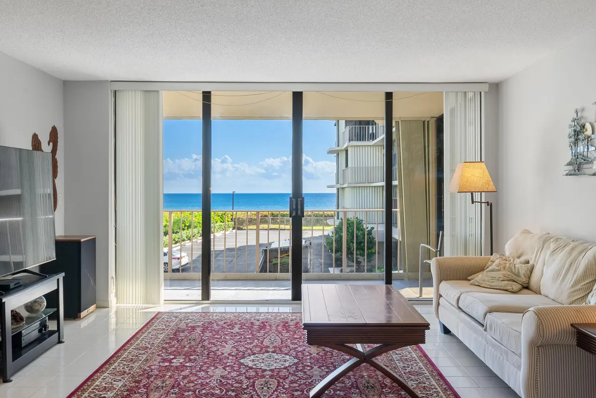 Living Room full Ocean View at 3200 S Ocean Boulevard D-301, Palm Beach