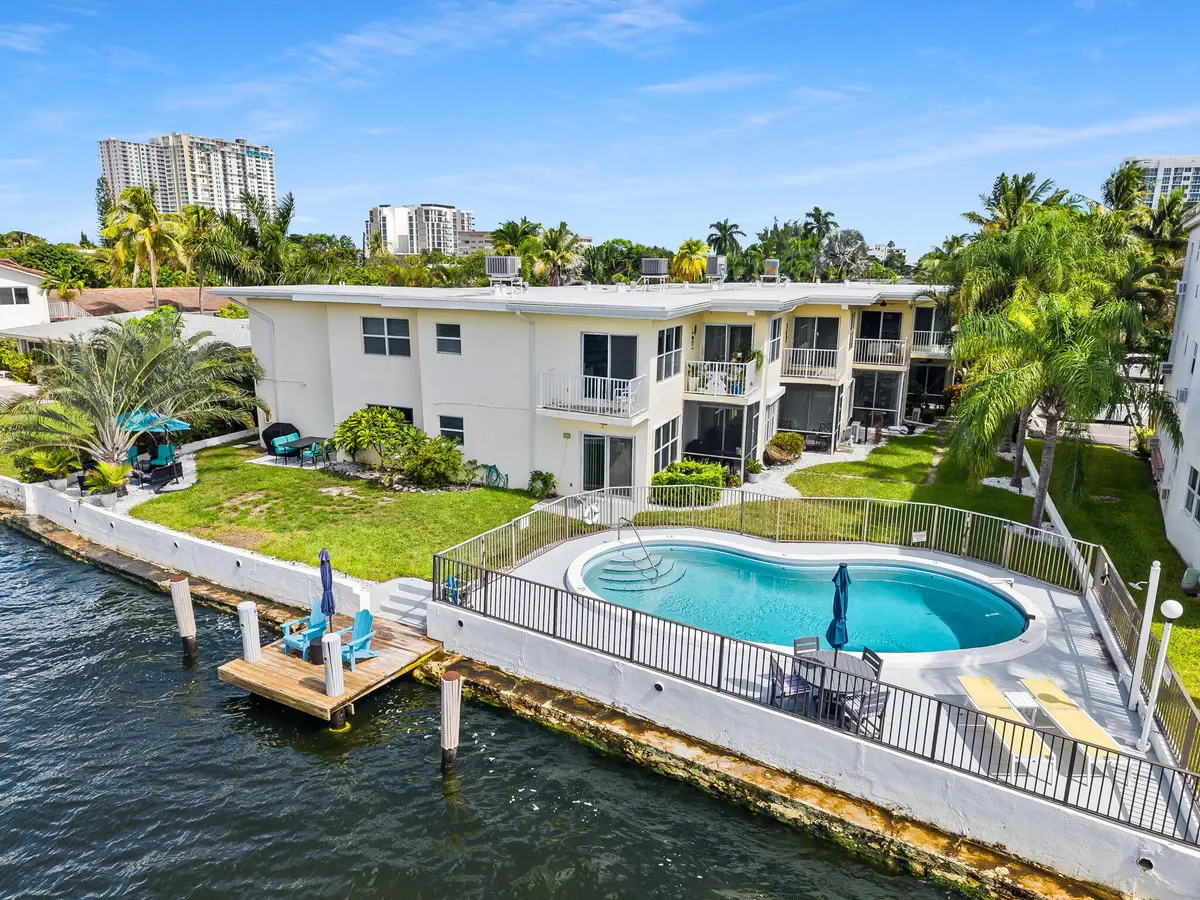 Aerial at 615 S Riverside Drive 7, Pompano Beach
