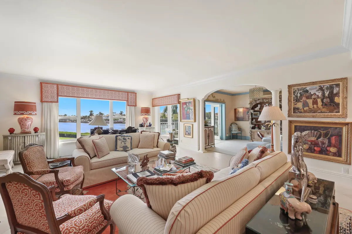 Living Area at 2150 S Ocean Boulevard 1B, Delray Beach
