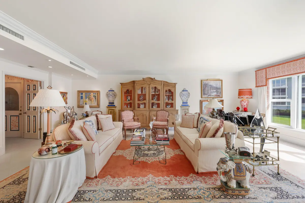 Living Area at 2150 S Ocean Boulevard 1B, Delray Beach