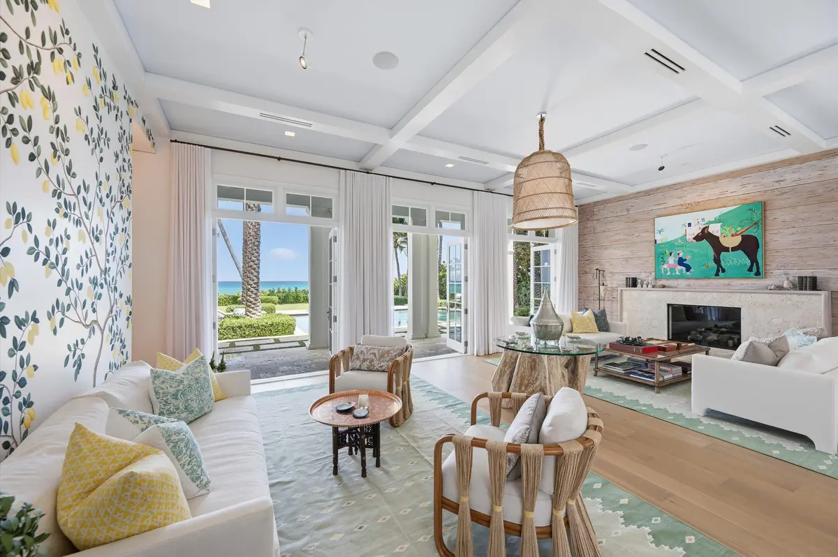 Living Room at 3501 N OCEAN Boulevard, Gulf Stream