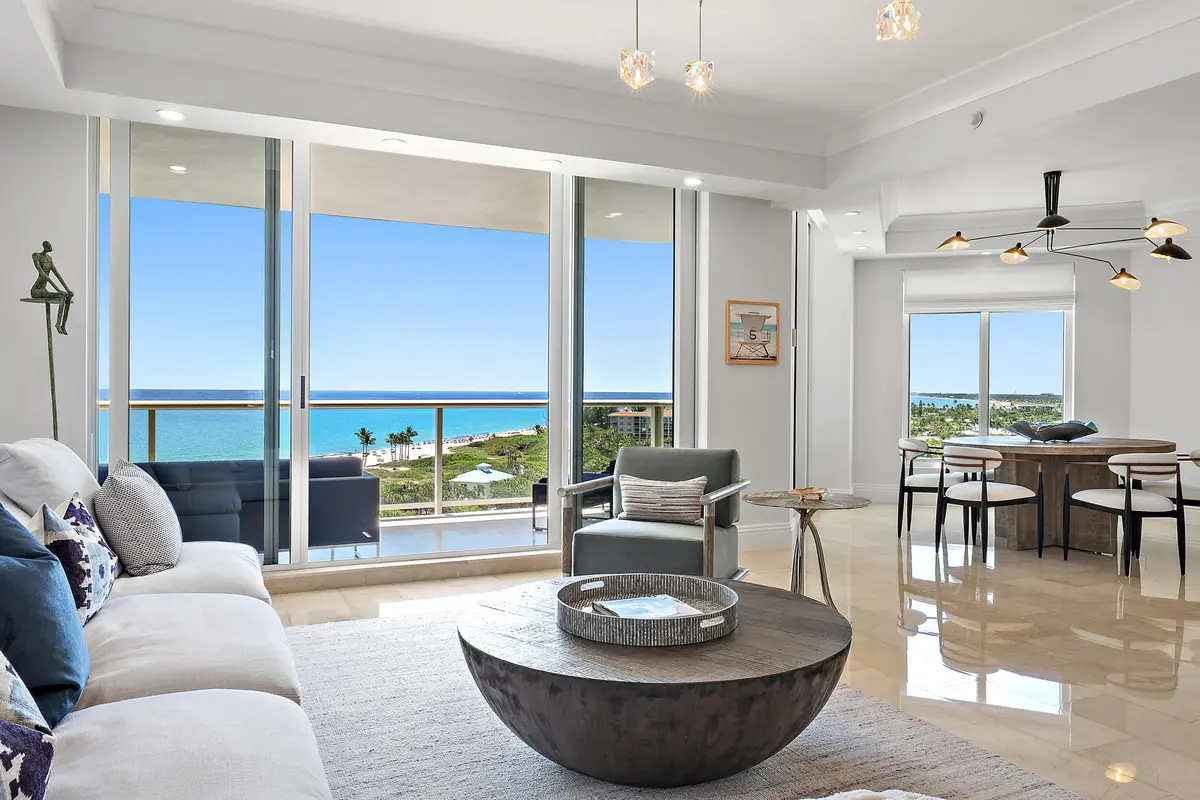 Great Room at 2700 N Ocean Drive 801b, Singer Island