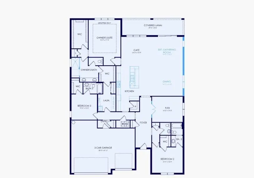 806 floorplan at 13657 SW VERMILLION Circle 806 Renown, Port St. Lucie