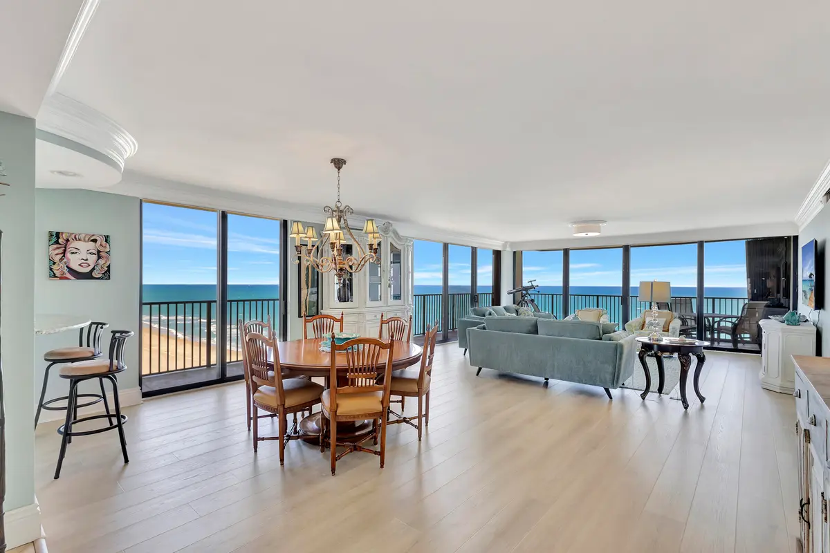 Dining/Living Room at 400 S Beach Road 701, Tequesta