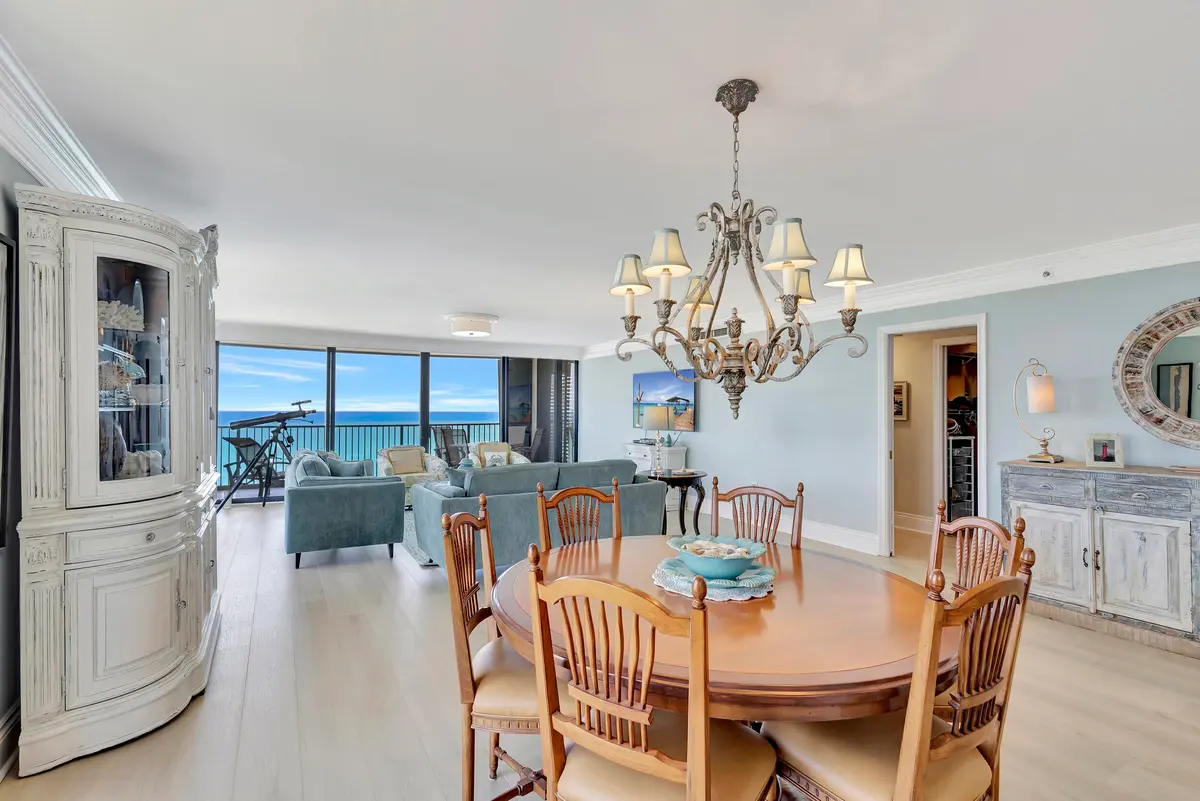 Dining/Living Room at 400 S Beach Road 701, Tequesta