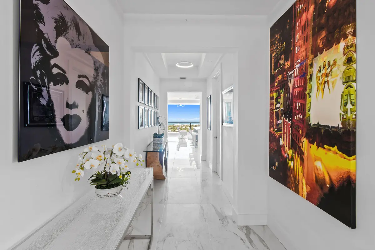 Penthouse Entryway at 1 Water Club Way PH2204, North Palm Beach