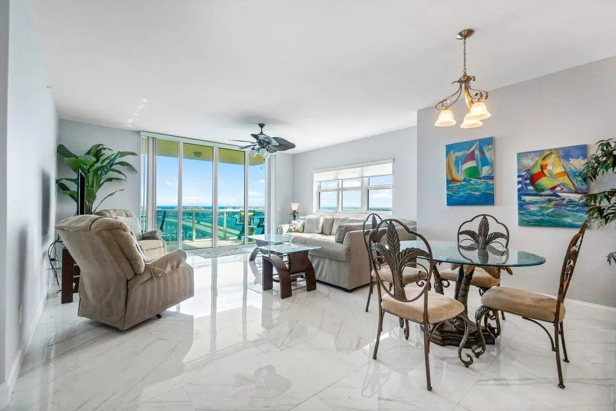 open space corner unit at 2640 Lake Shore Drive 1216, Riviera Beach