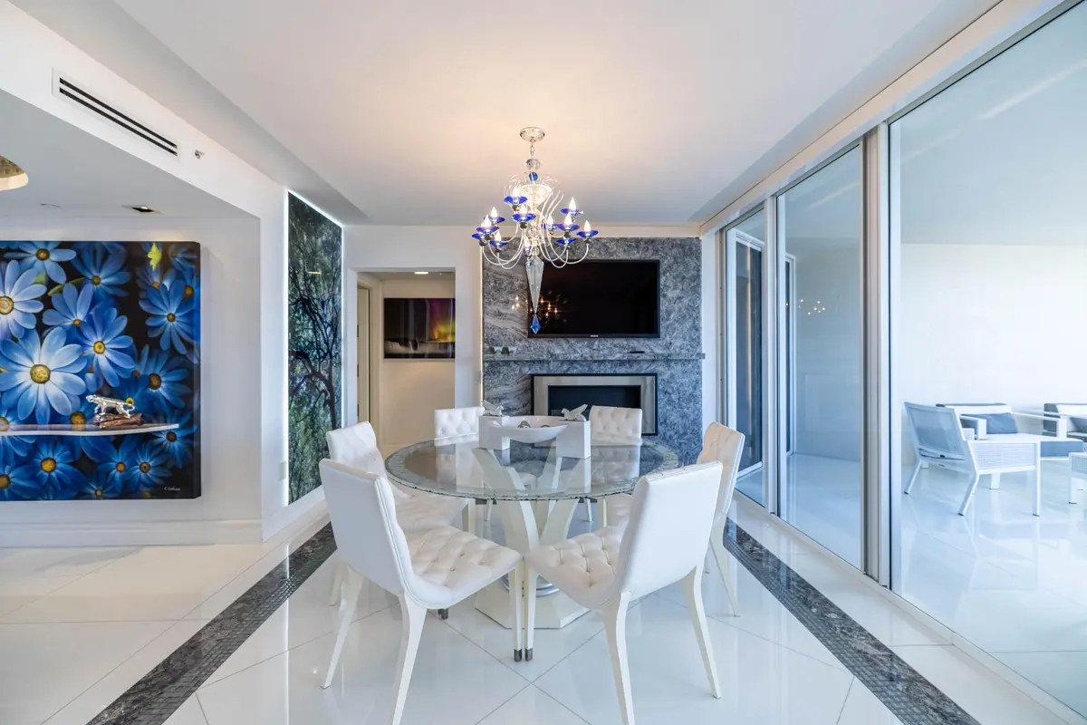 Dining Area at 17555 COLLINS Avenue 2305, Sunny Isles Beach