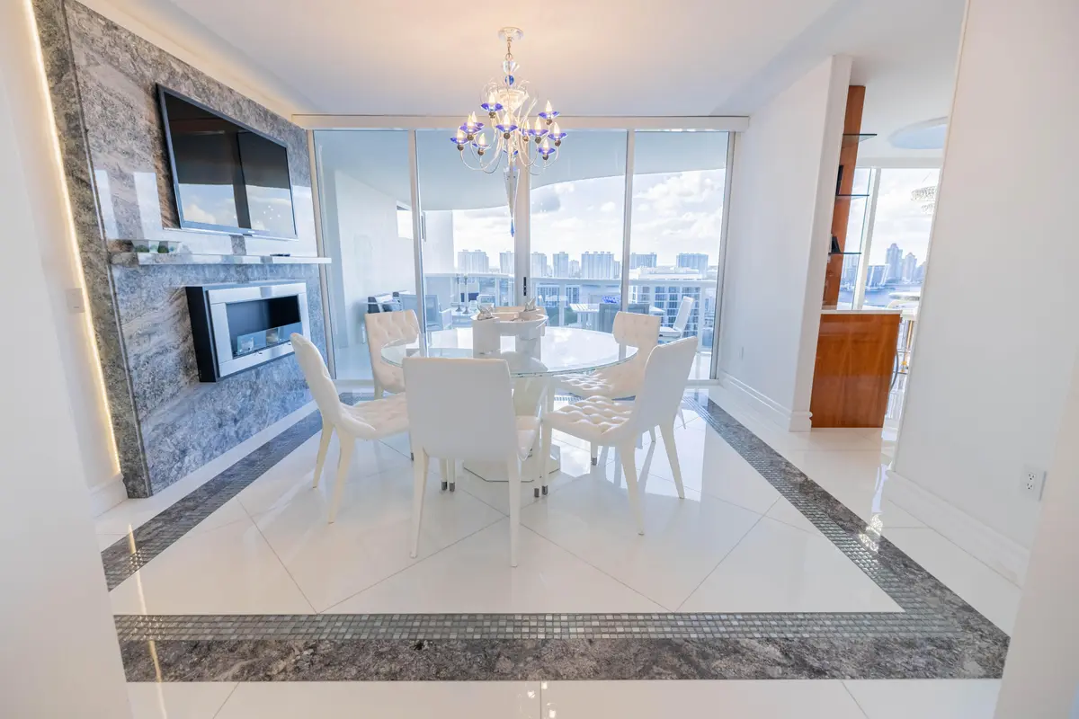 Dining Area at 17555 COLLINS Avenue 2305, Sunny Isles Beach