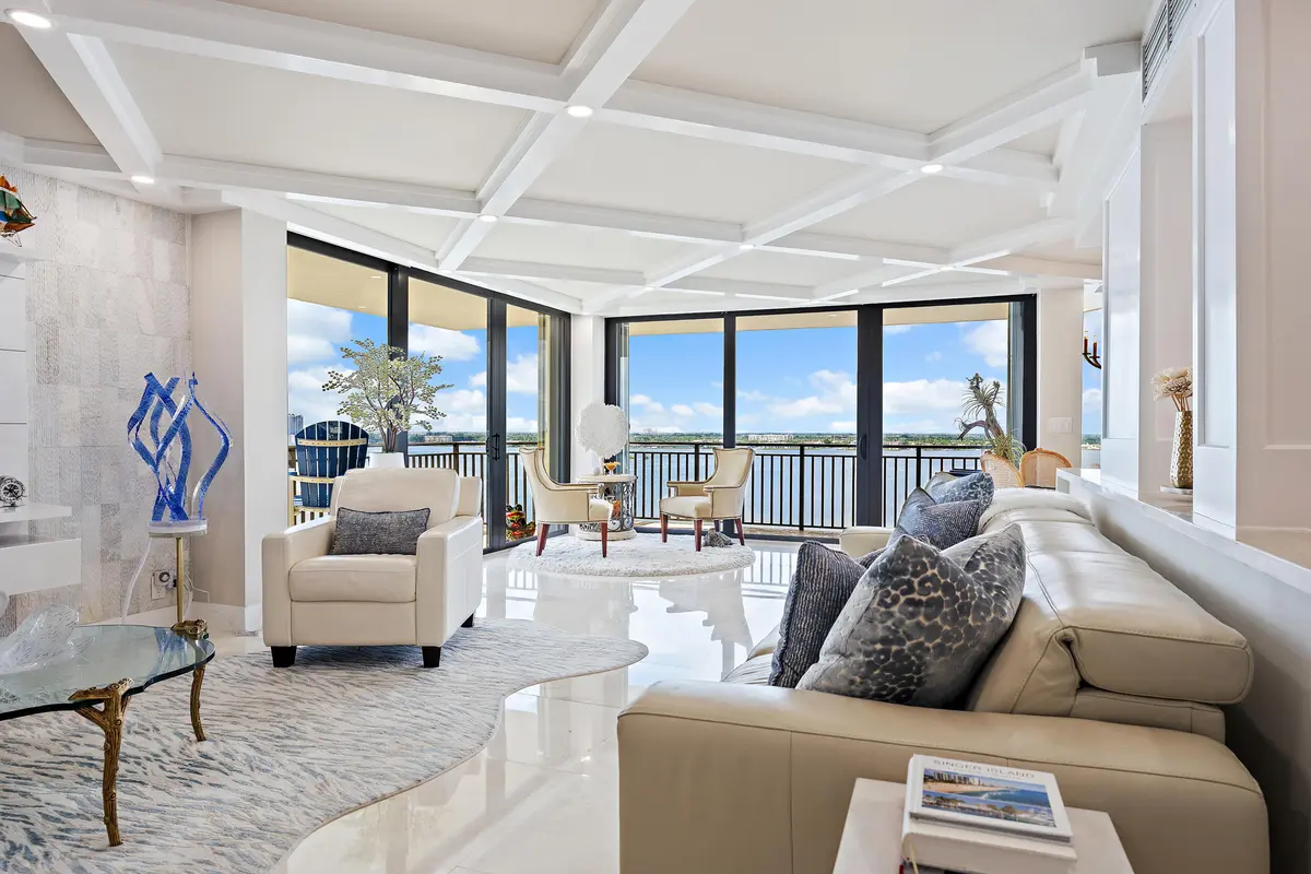 Open Living Space at 5460 N Ocean Drive 12-C, Singer Island