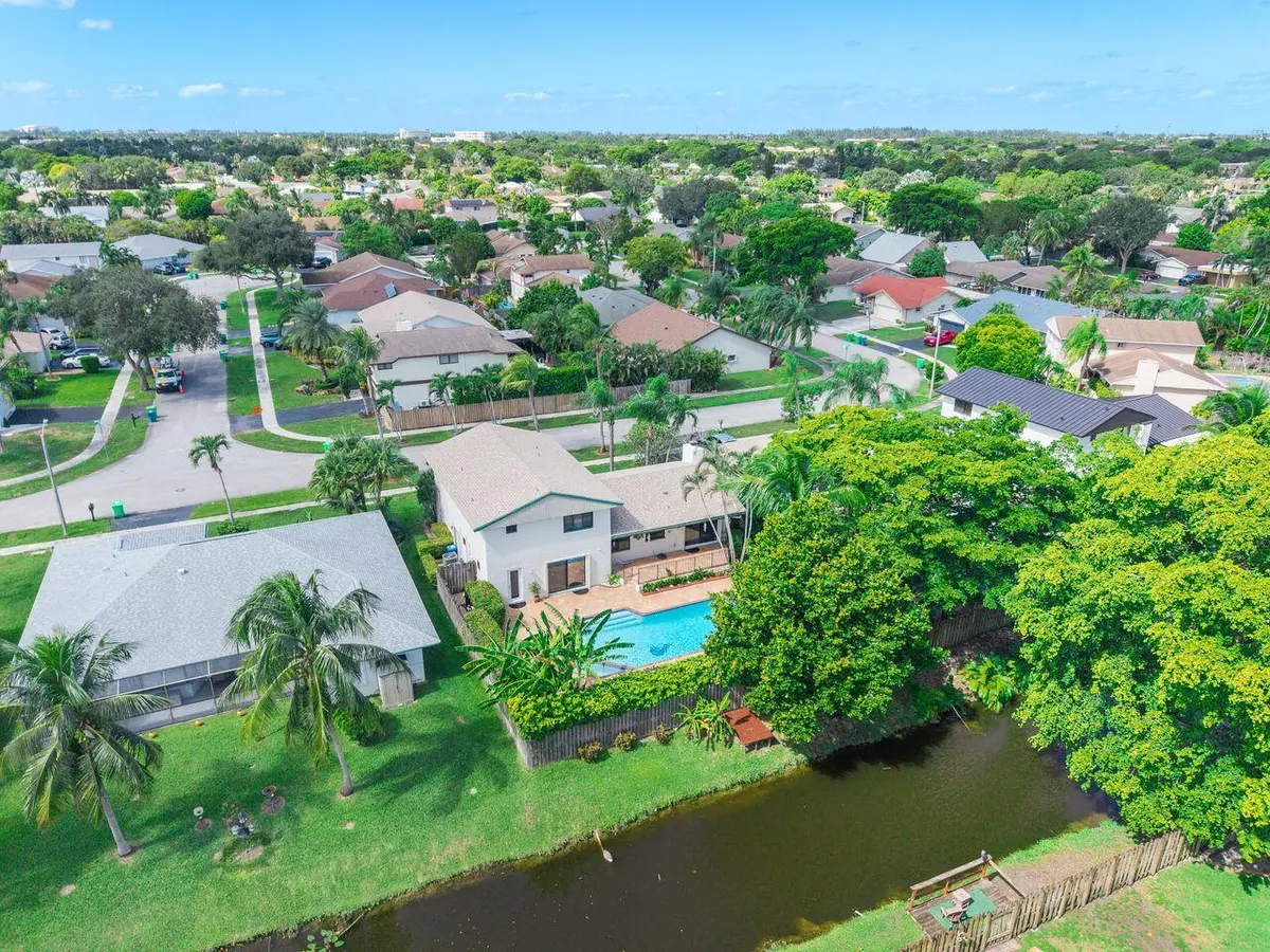 Overhead view of the back of the house at 3210 NW 93RD Avenue, Sunrise
