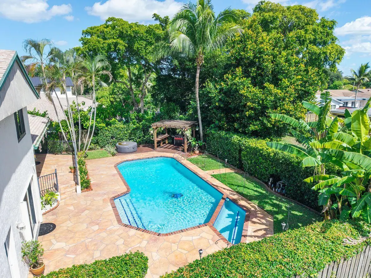 Overhead view of the pool at 3210 NW 93RD Avenue, Sunrise