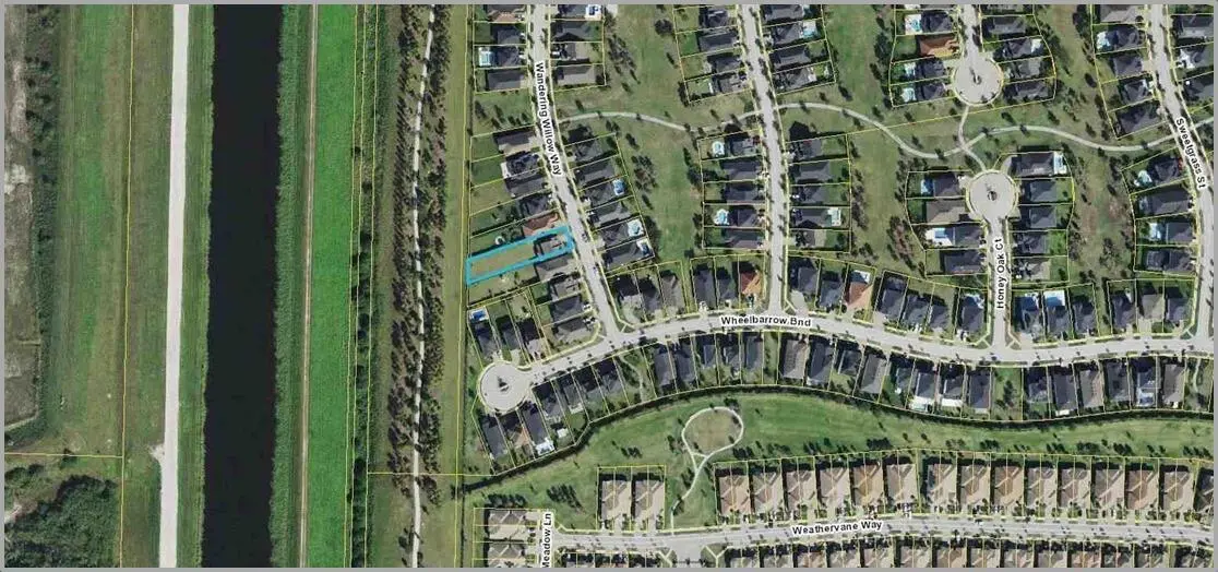 Aerial view at 857 WANDERING WILLOW Way, The Acreage