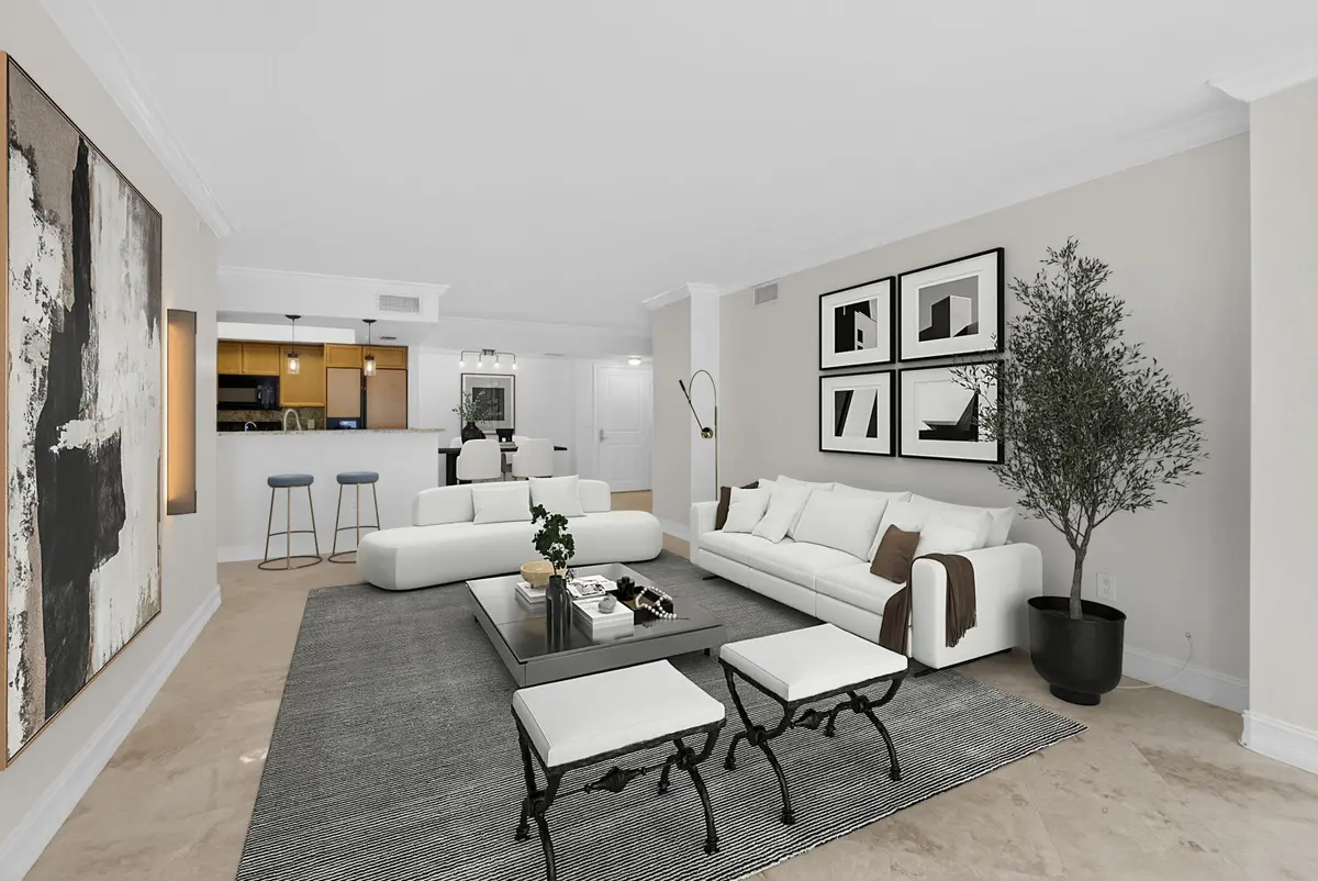Palmetto-Place-602-Boca-Raton-Staged-Liv at 99 SE Mizner Boulevard 602, Boca Raton