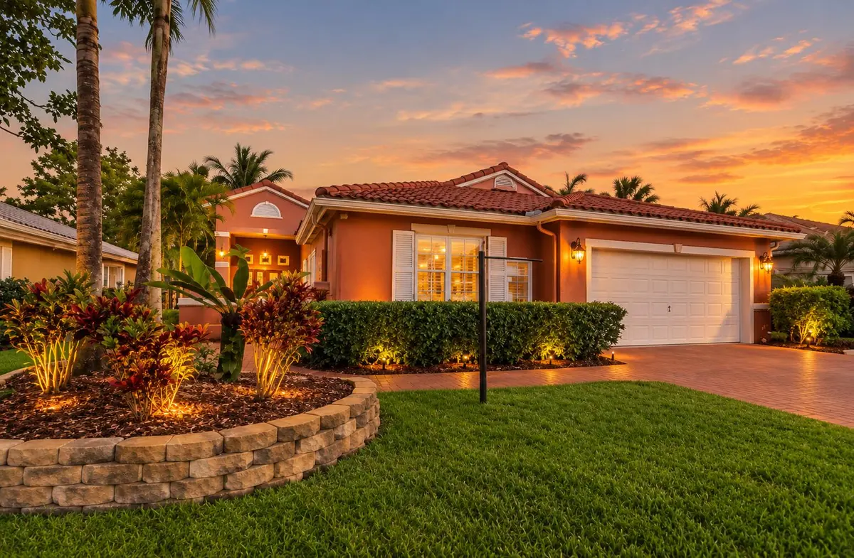 Mediterranean Home at Golden Twilight at 363 SW 161st Avenue, Pembroke Pines