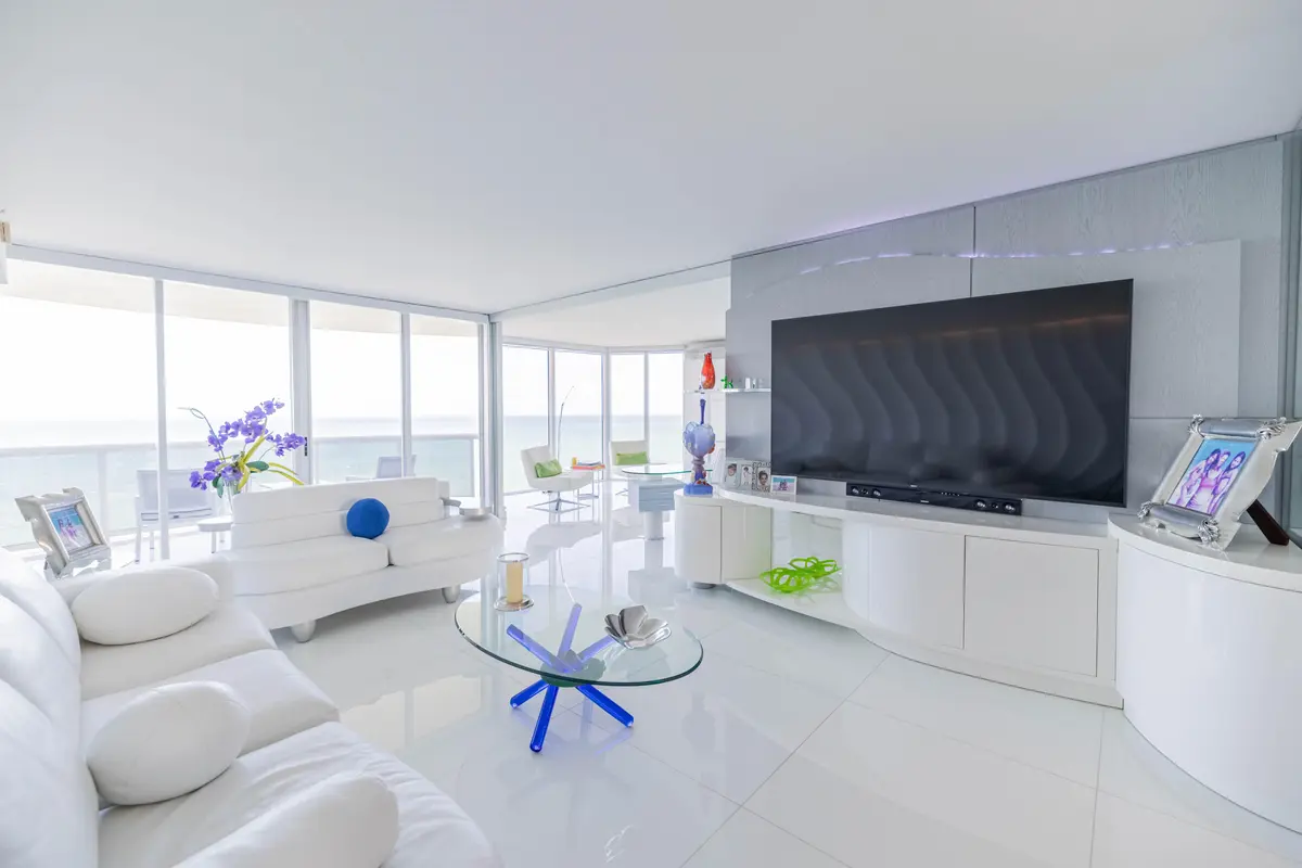 Living Area at 17555 COLLINS Avenue 2305, Sunny Isles Beach