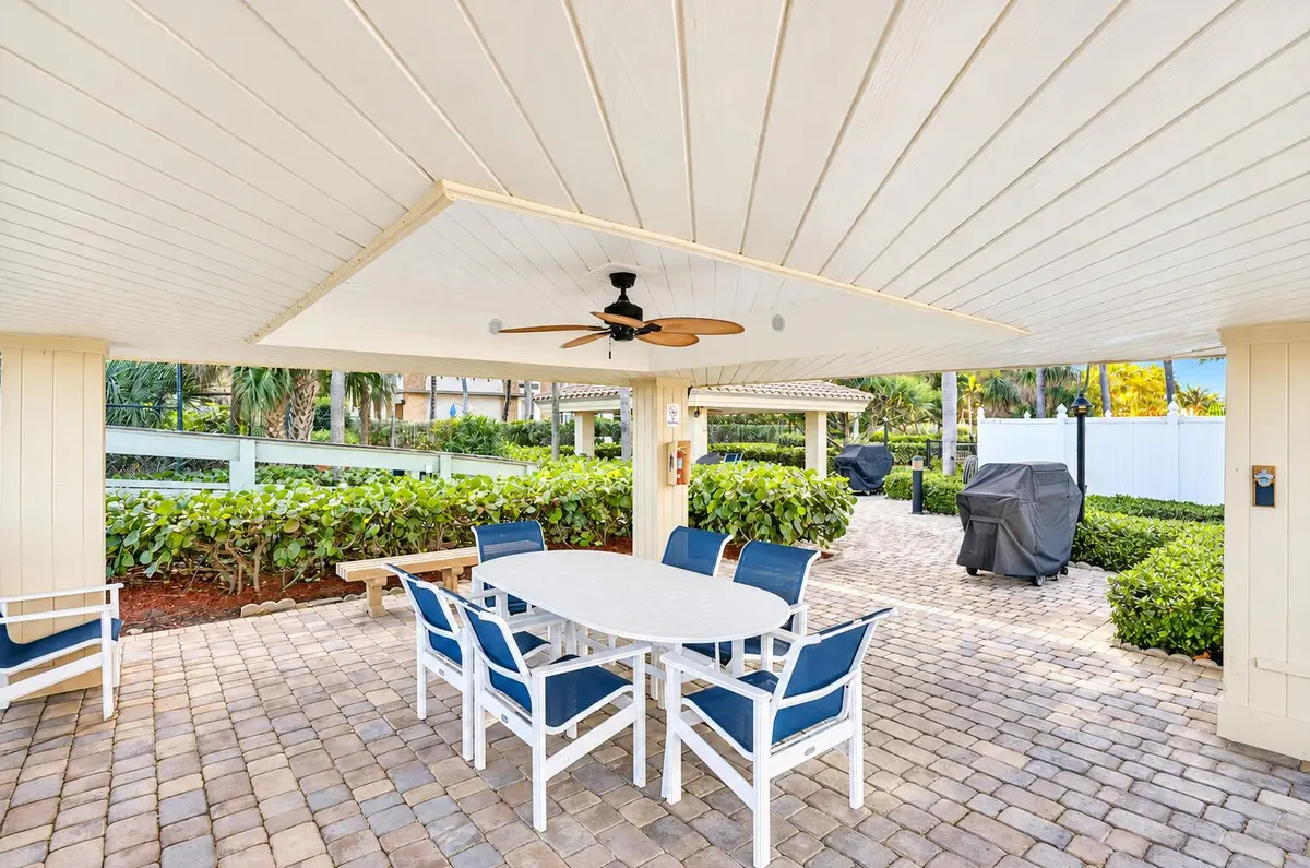 Pavillion with Grill at 3400 N Ocean Drive 408, Singer Island