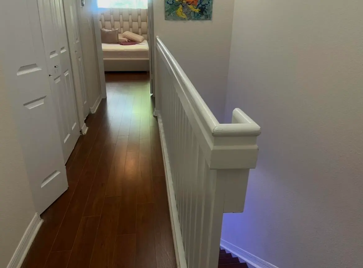 Stairs hallway 1 IMG_9079 at 4410 WOODLAND Circle, Tamarac