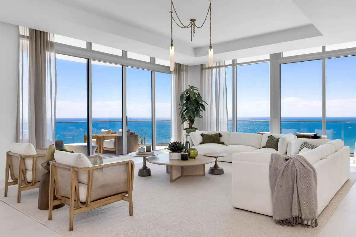 Living Area at 151 N Seabreeze Boulevard PH-2601E / PH-2602E, Fort Lauderdale
