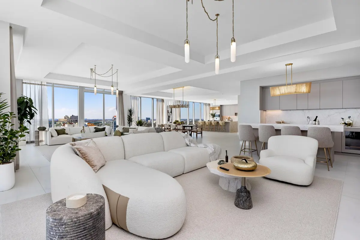 Family Room at 151 N Seabreeze Boulevard PH-2601E / PH-2602E, Fort Lauderdale
