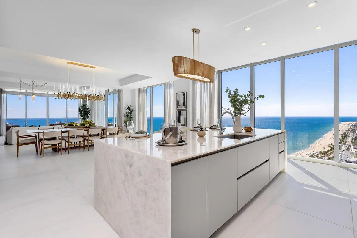 Kitchen at 151 N Seabreeze Boulevard PH-2601E / PH-2602E, Fort Lauderdale