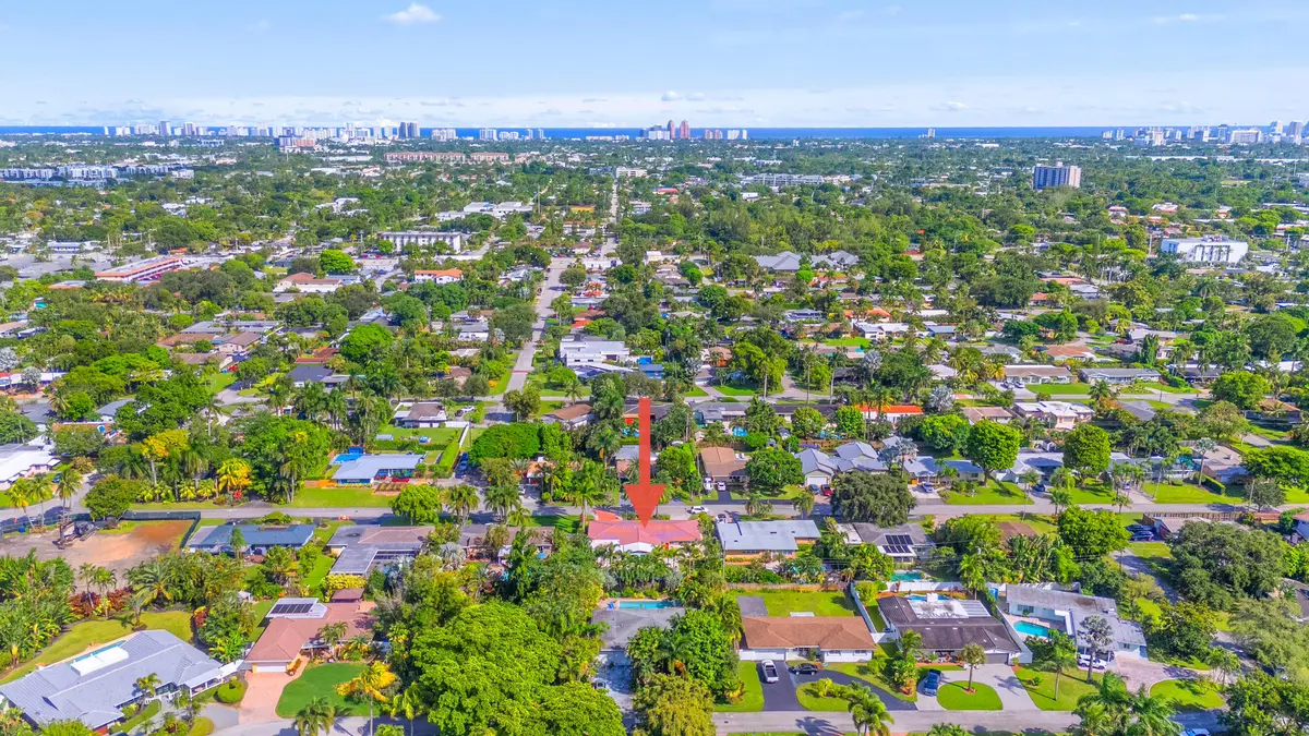 Aerial View at 2317 NW 6th Avenue, Wilton Manors