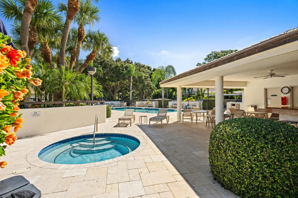 Oak Harbour Pool Area at 514 OAK HARBOUR Drive, Juno Beach